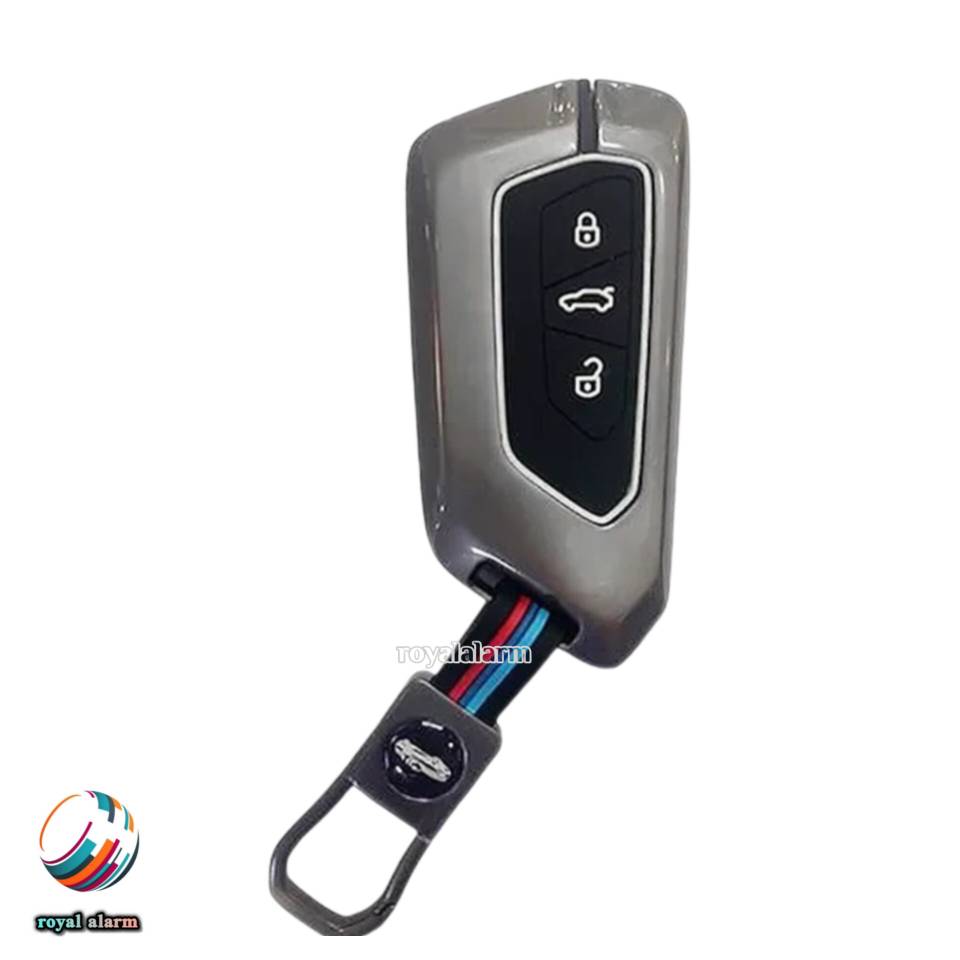 کاور لوکس فلزی ریموت فولکس‌واگن ID4 سه دکمه کد کالا 428
