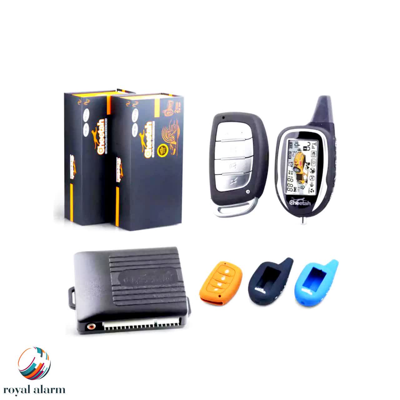 دزدگیر تصویری چیتا مدل F5X یک ریموت تصویری یک ریموت ساده بلوتوثی کد کالا 393