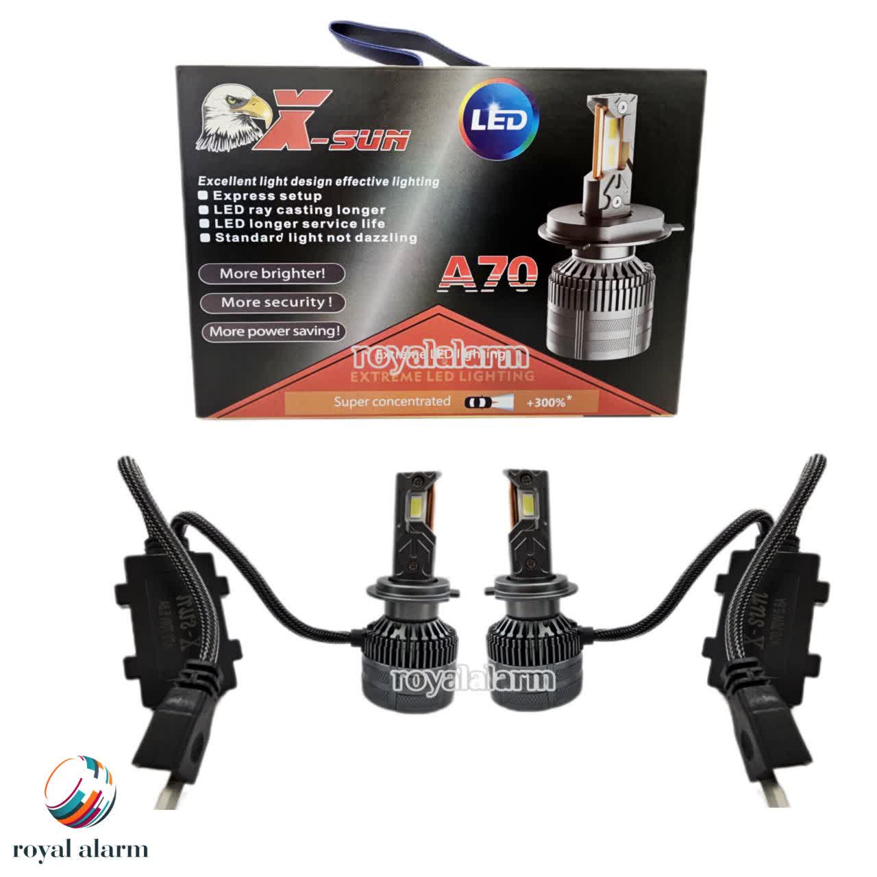 هدلایت 70  وات اکس سون مدل A70 کد کالا 406
